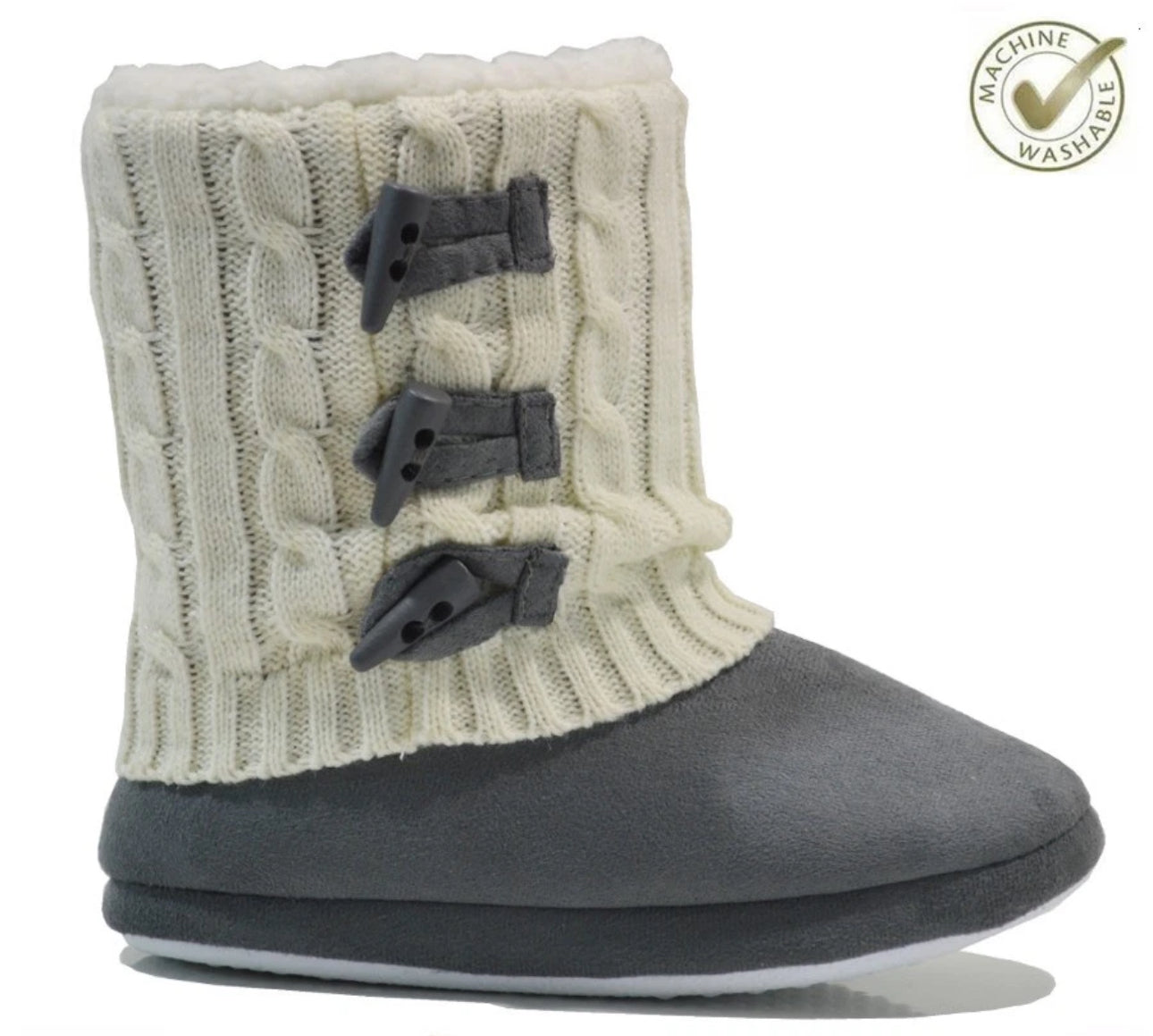 Ladies Memory Foam Slipper Boots