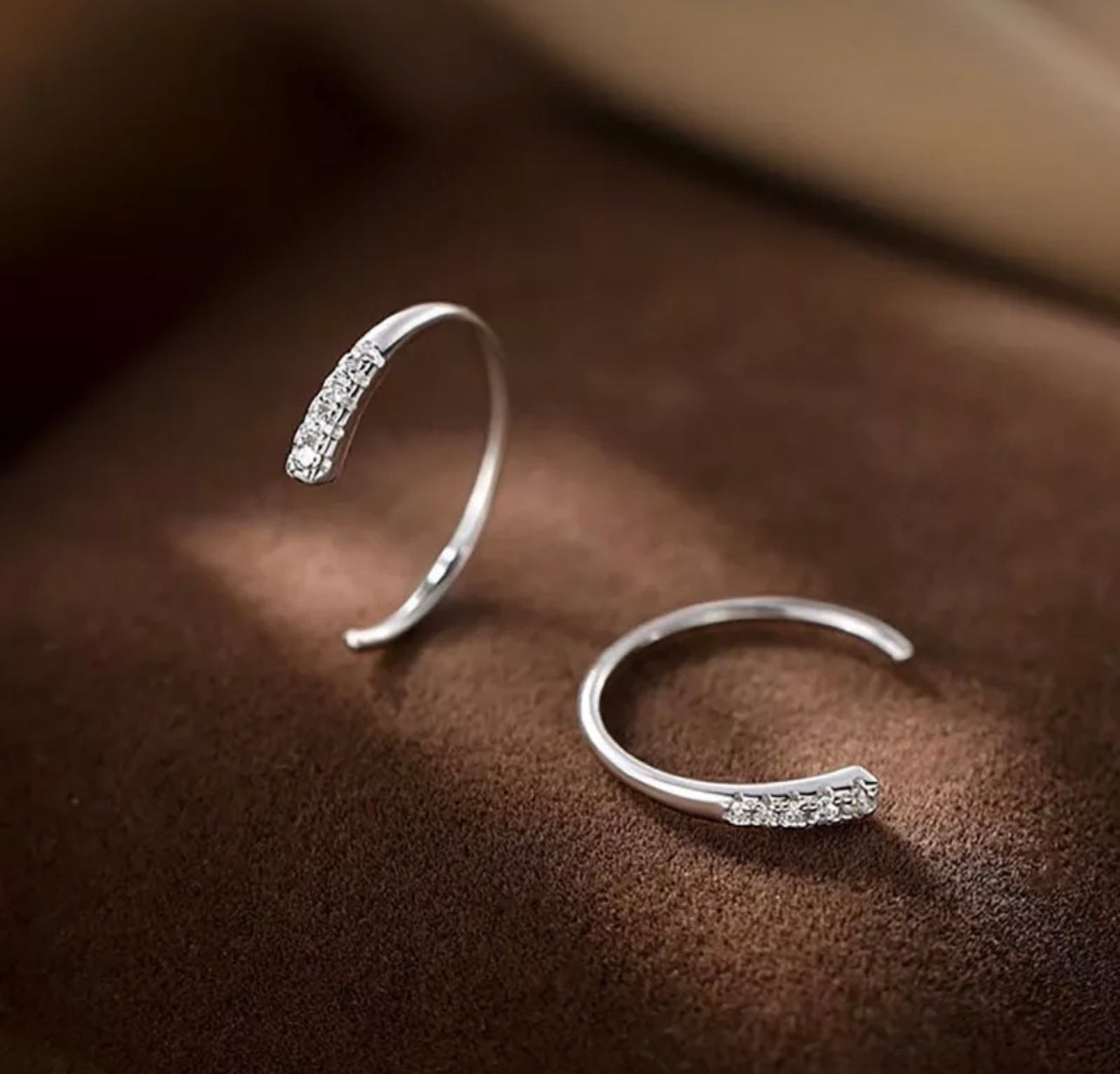 Round Dangle Earrings