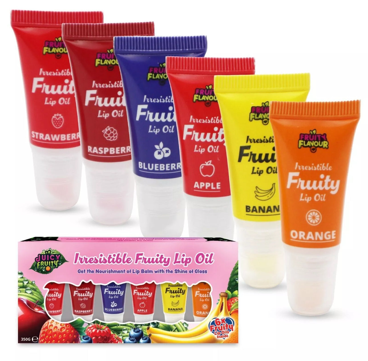6pk Fruity Lip Oil Set