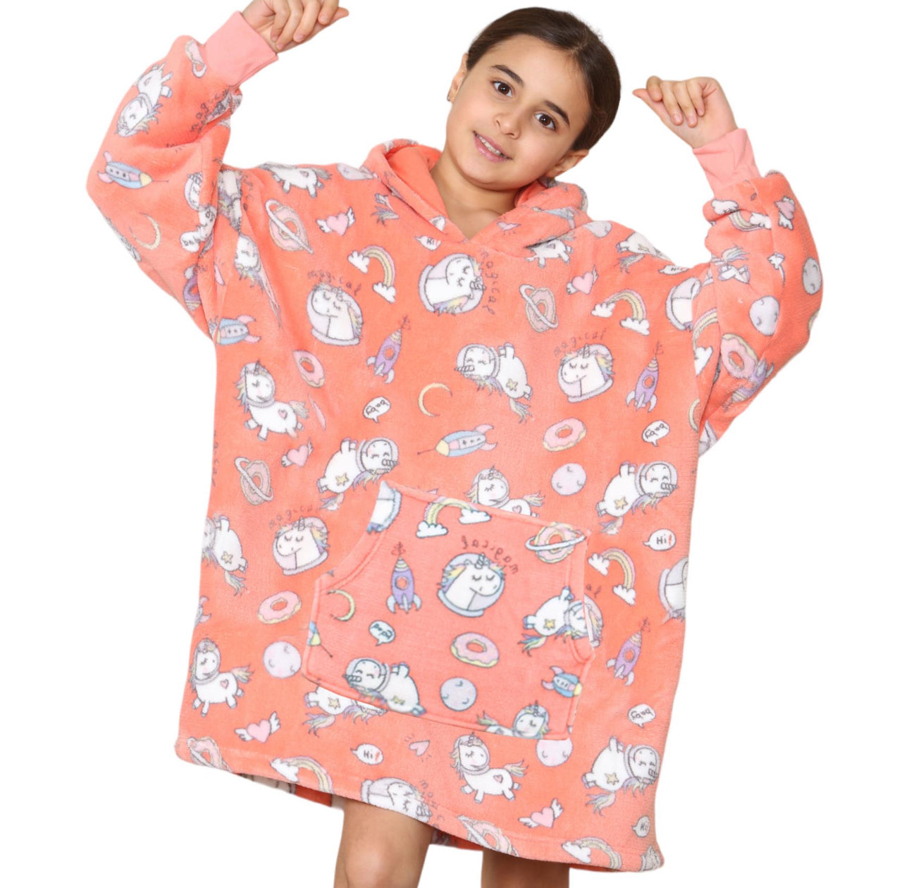Kids Hooded Blanket