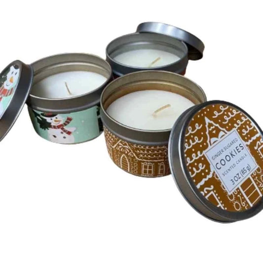 3pc Christmas Candle Gift Set