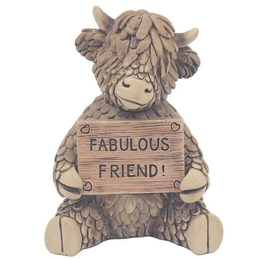 Highland Cow Figurine