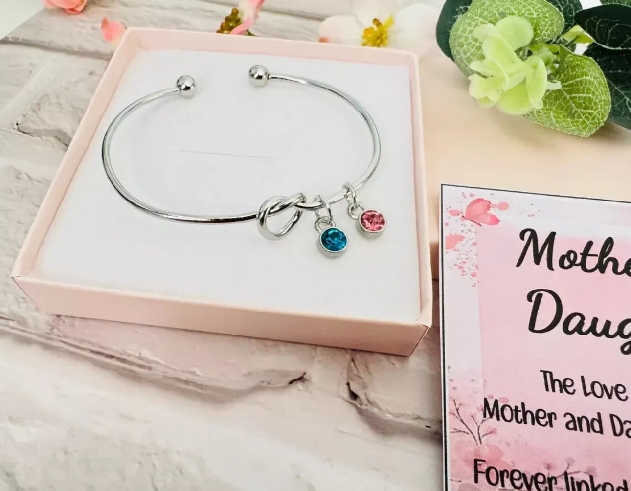 Mother & Daughter Birthstone Bracelet