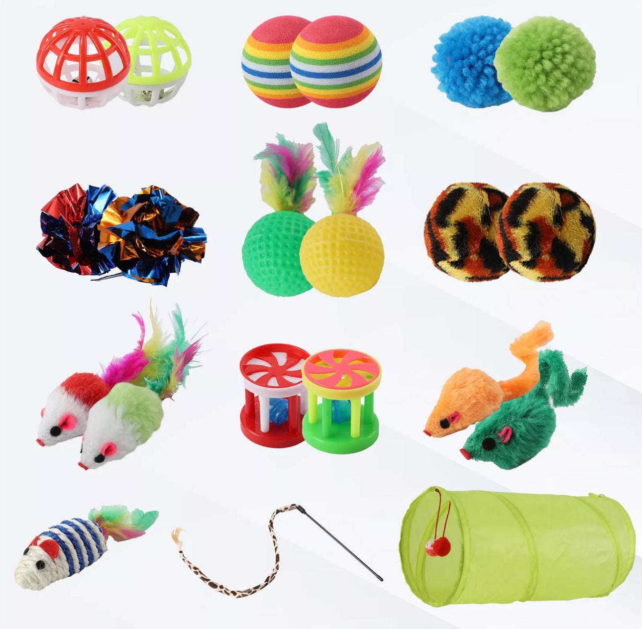 21pc Cat Toys