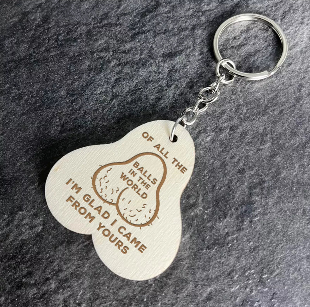 Funny Father’s Day Keyring