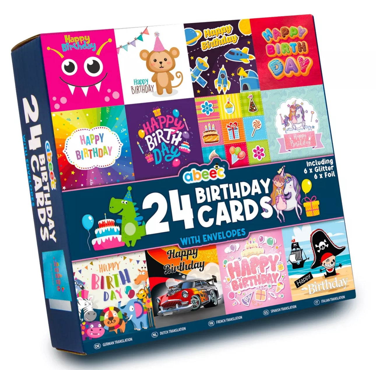24pk  Variety Birthday Cards