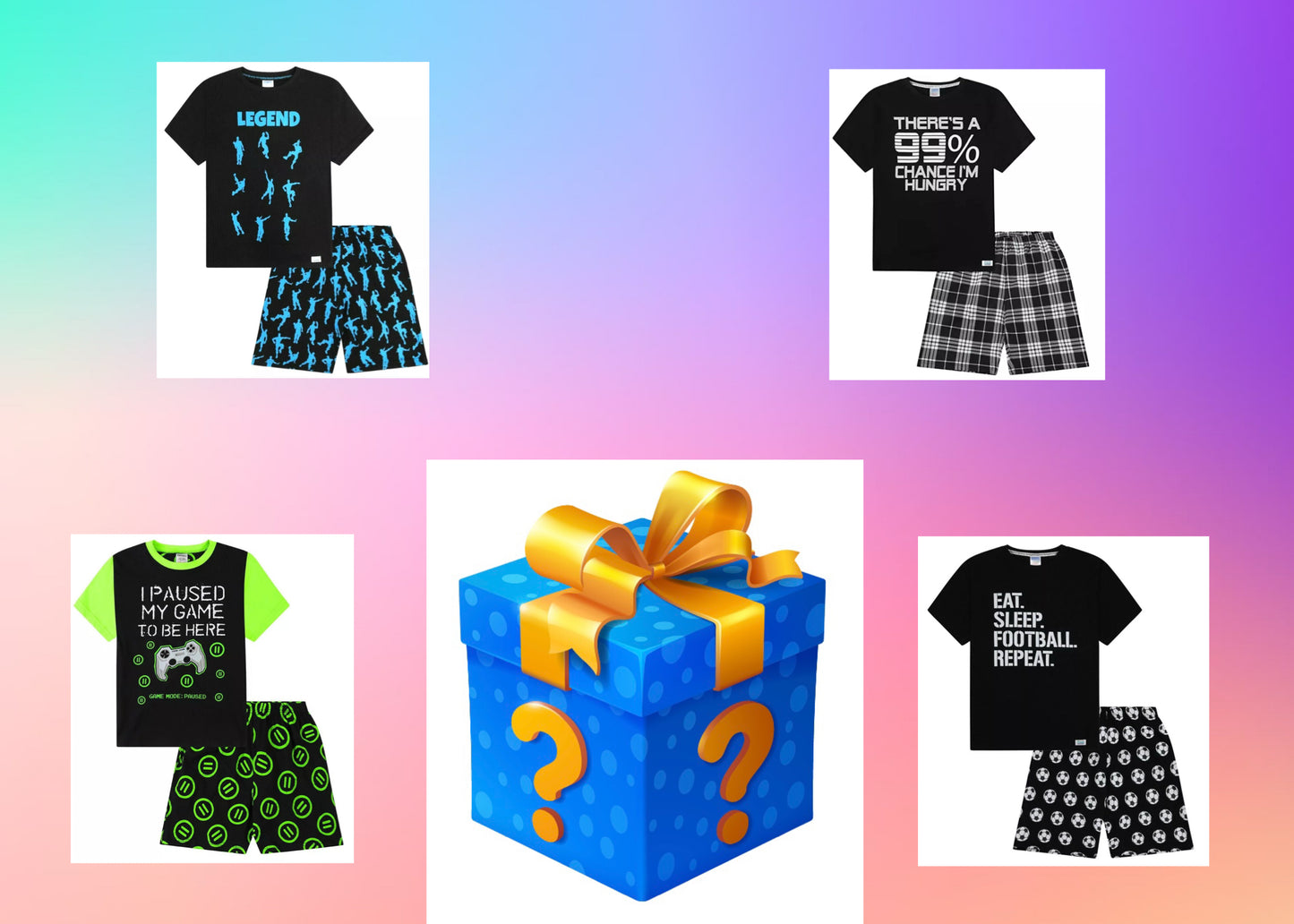 Boys Short Pyjamas Lucky Dip
