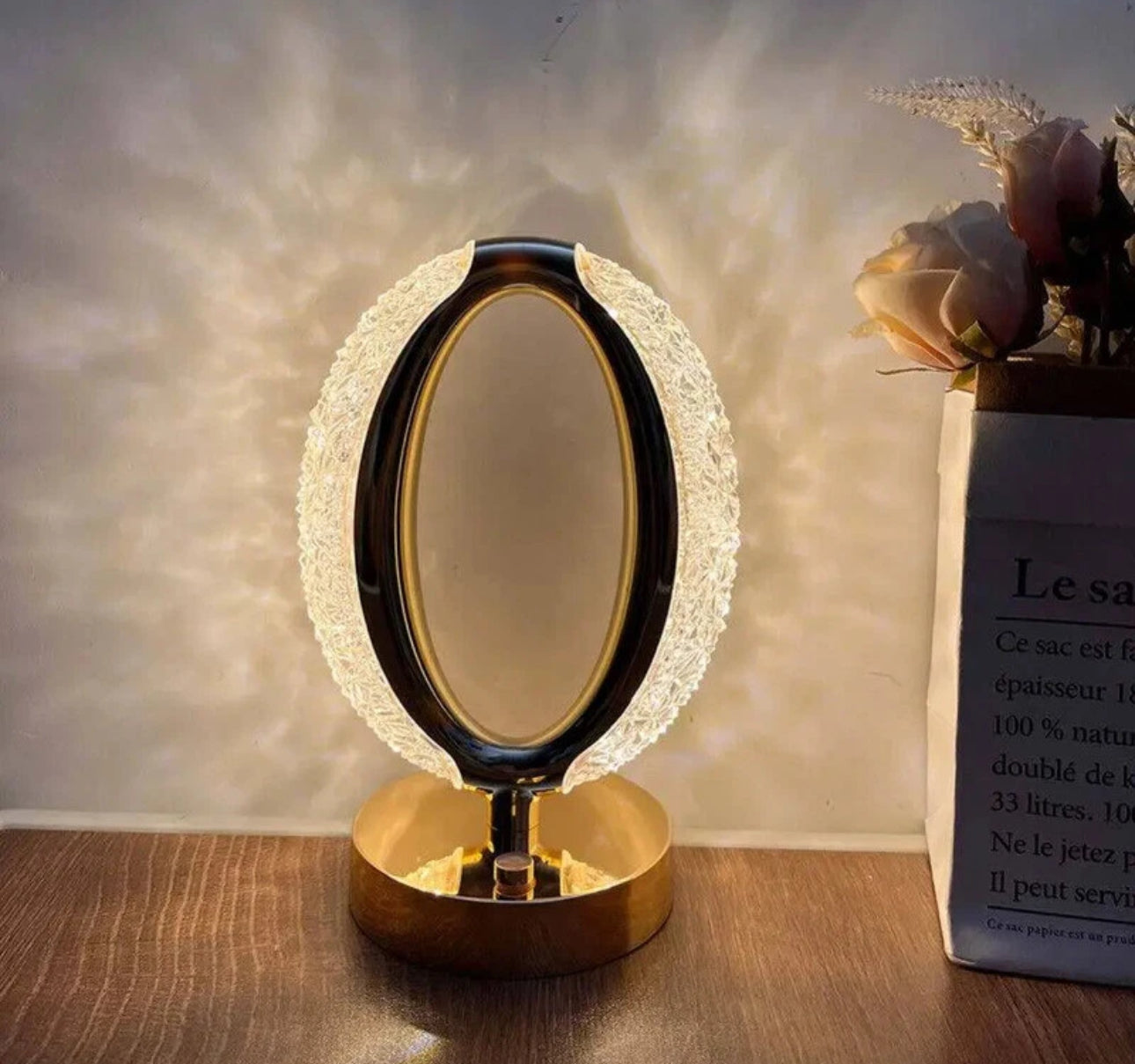 Elegant Crystal Table Lamp