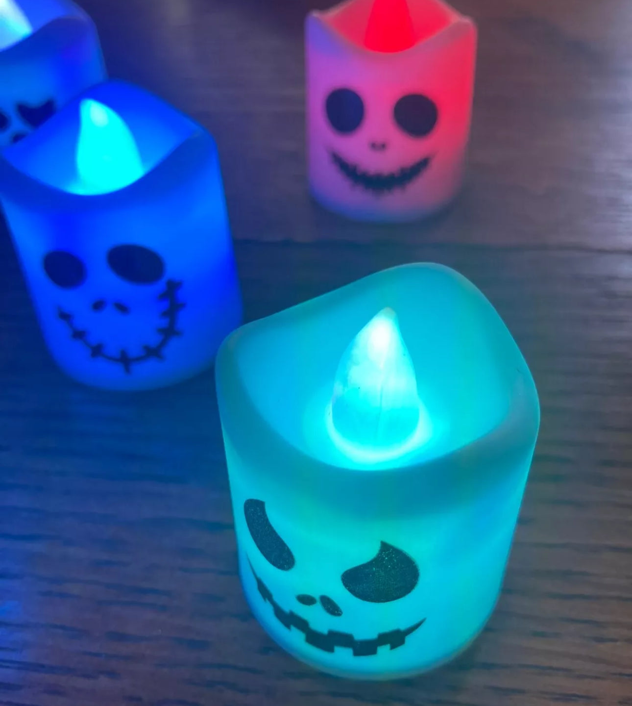 Halloween LED Ghost Candles