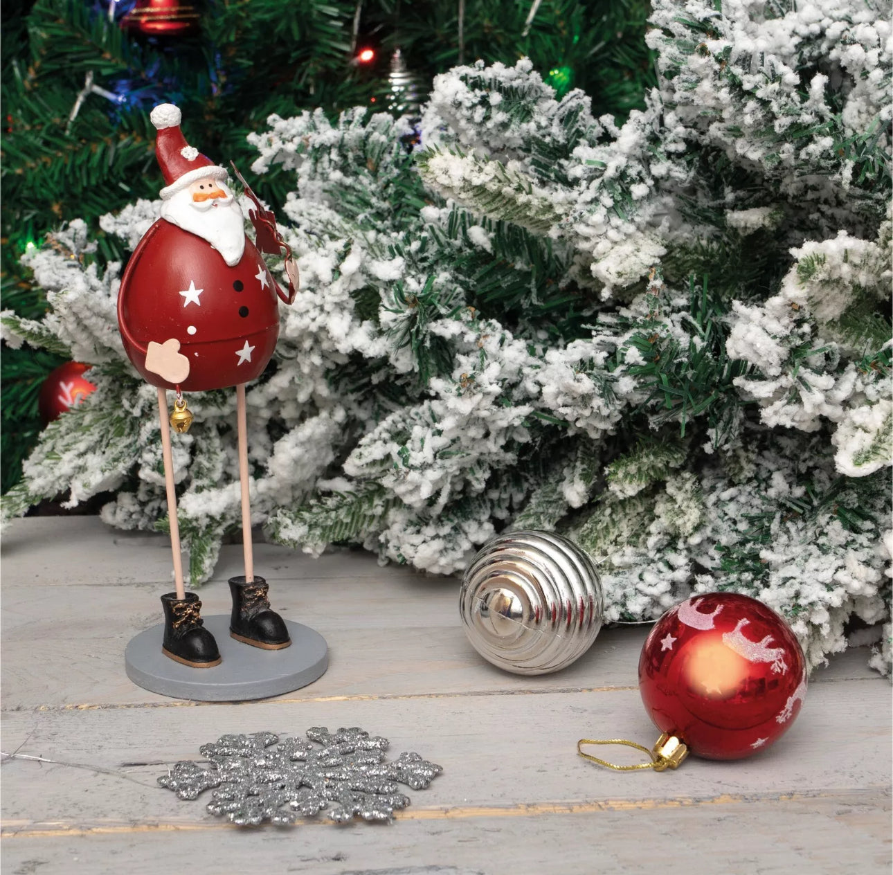 Festive Metal Statues
