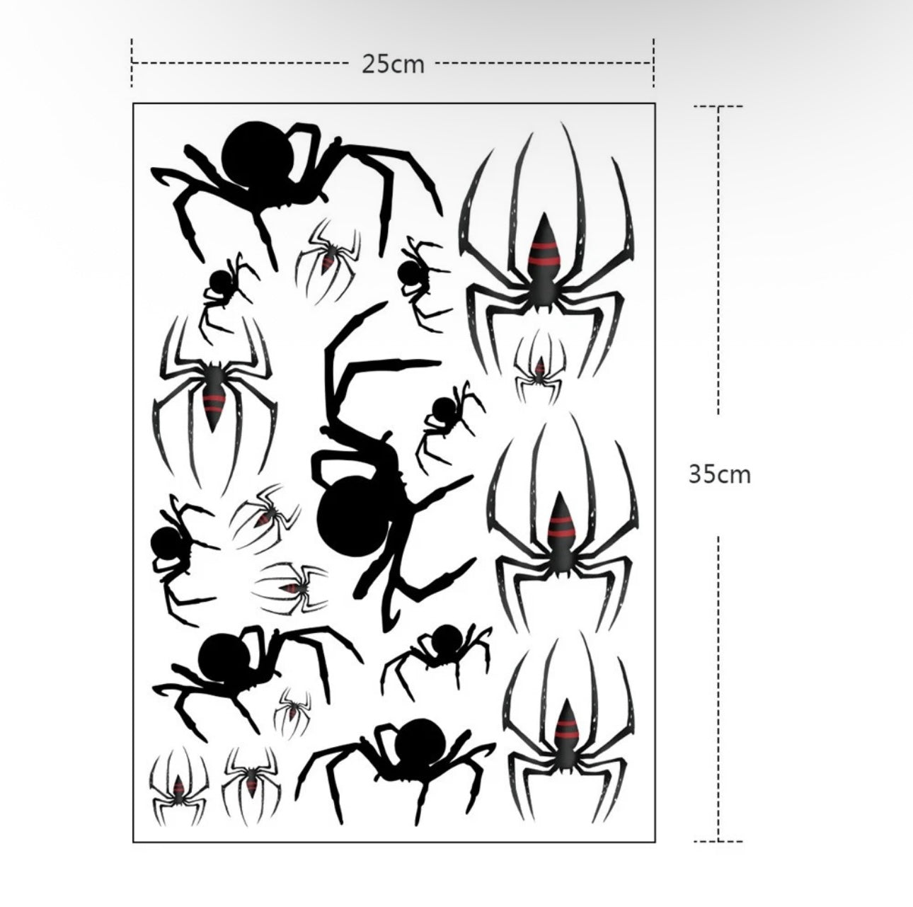 113pc Spooky Window Decals