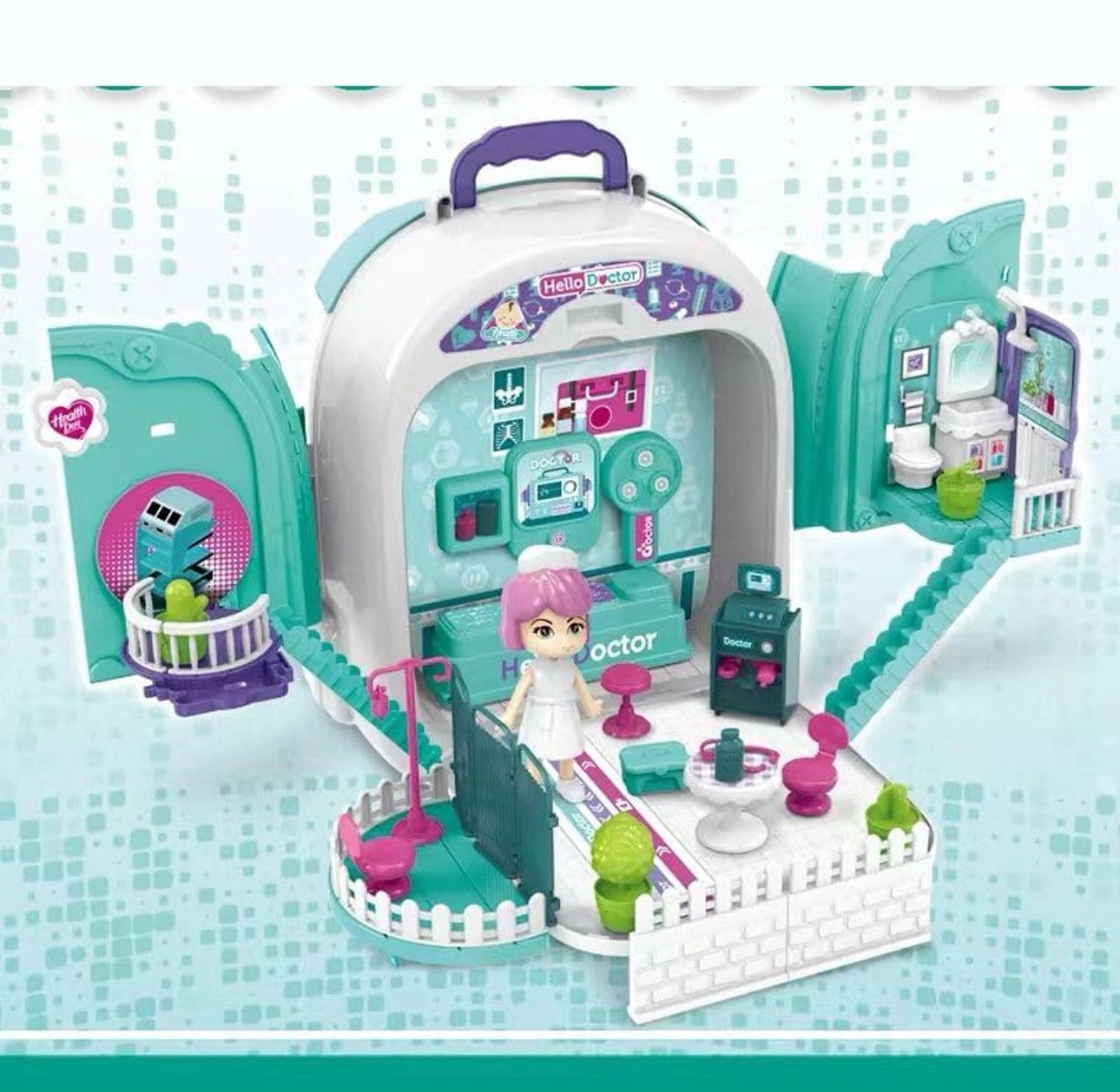 3-in-1 Doctor Back Pack Play Set