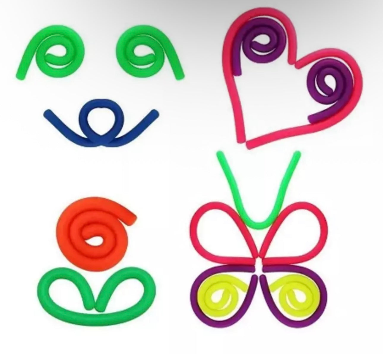 6x Monkey Noodle Fidget Toys