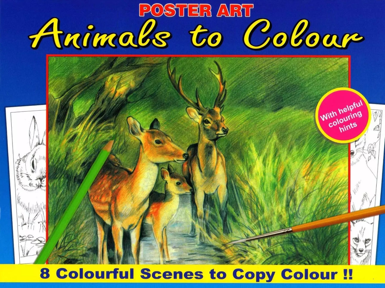 3x Advanced Colouring Books