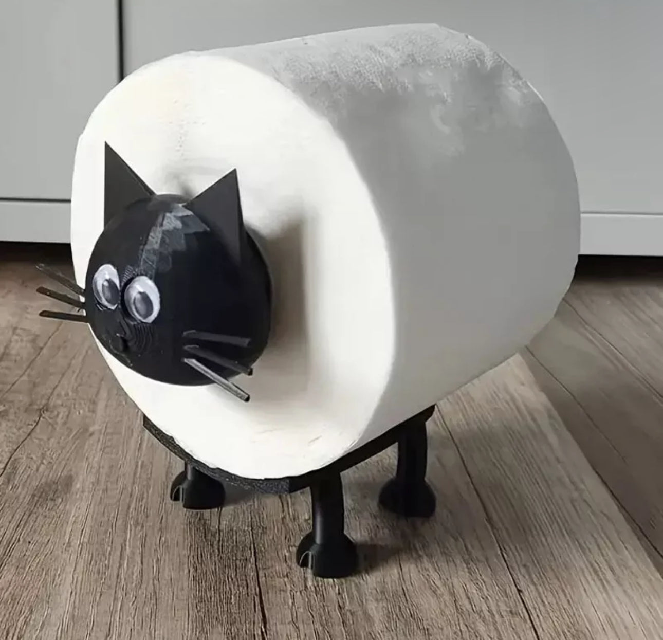 Novelty Cat Toilet Roll Holder