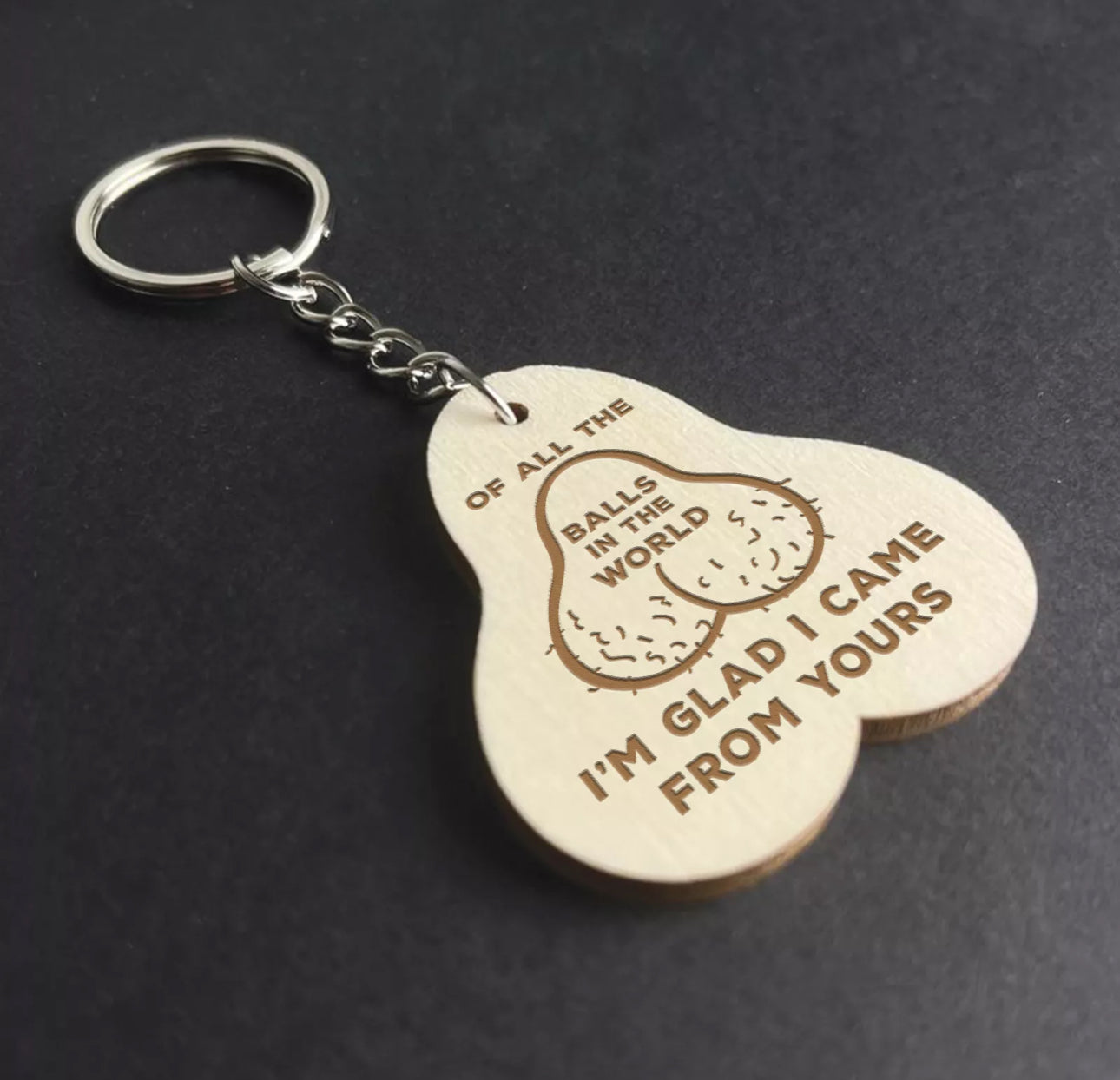 Funny Father’s Day Keyring