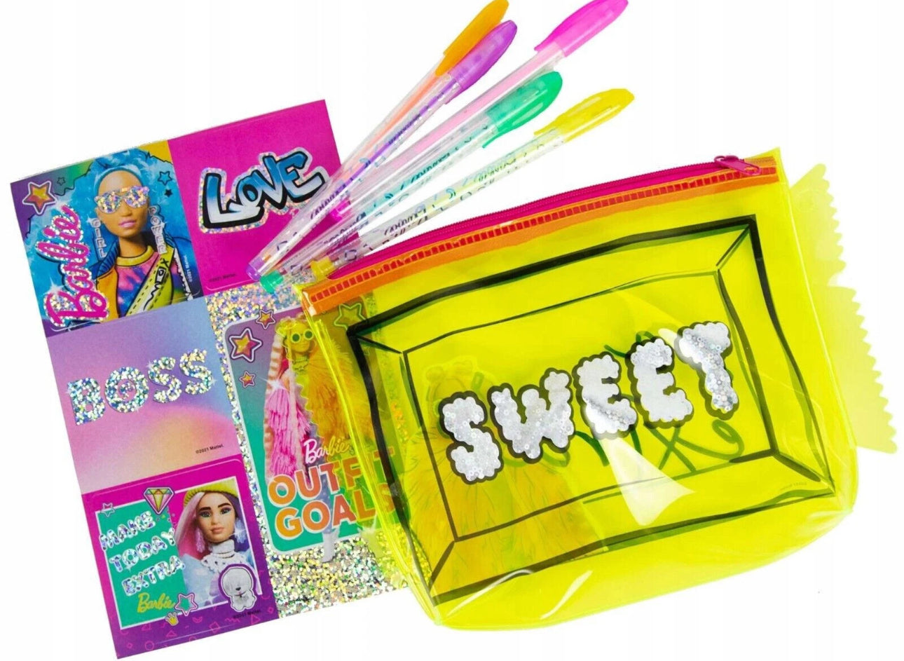 B Girl Back Pack & Filled Pencil Case