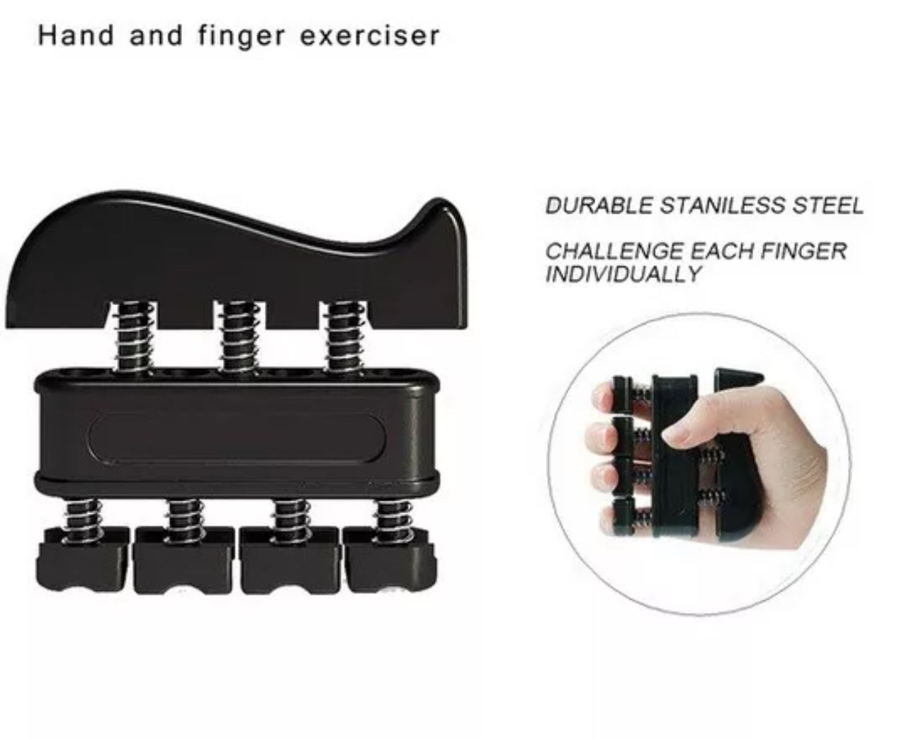 5pc Hand Grip Strengthener Resistance Kit