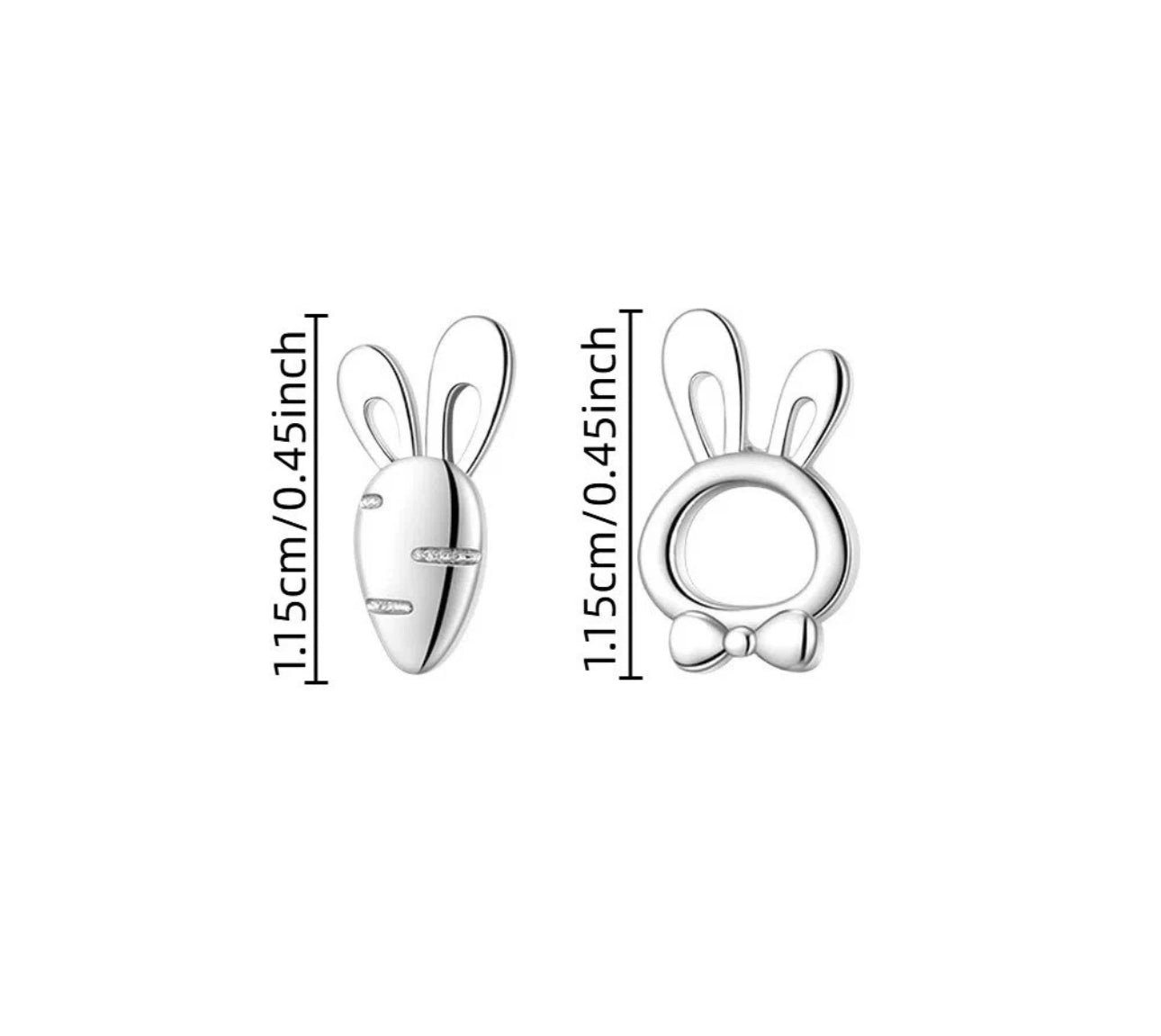 Cute Rabbit & Carrot Earrings
