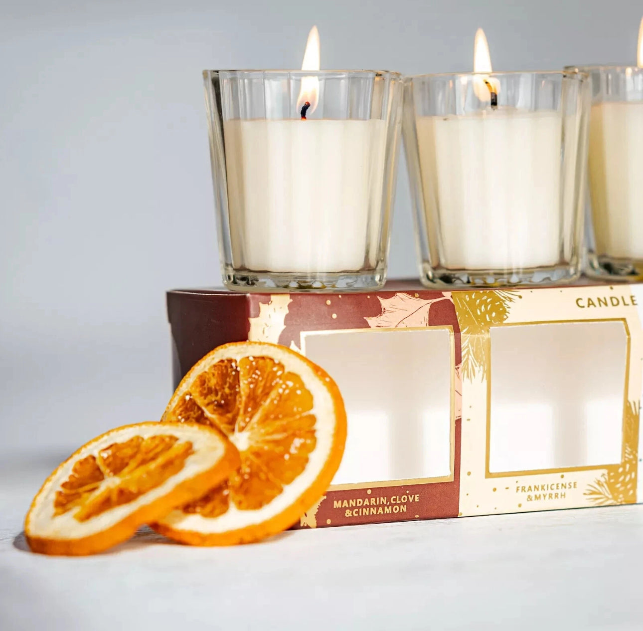 4pk Christmas Scented Candles