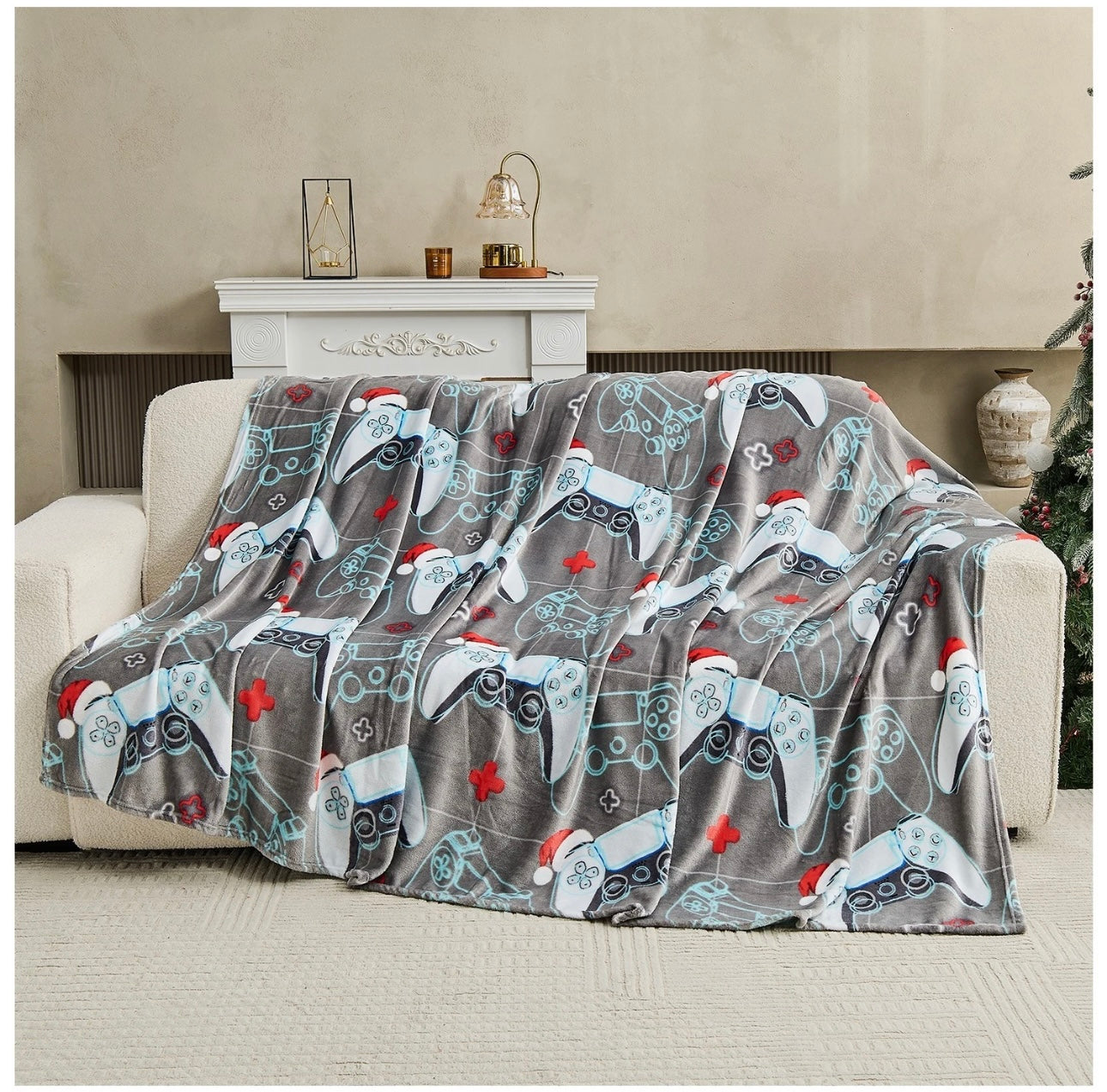 Christmas Fleece Throw
