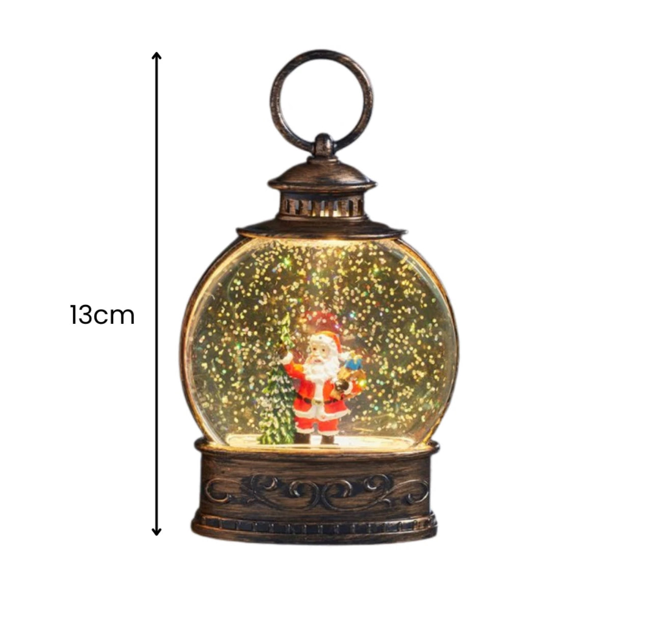 LED Santa Snow Globe