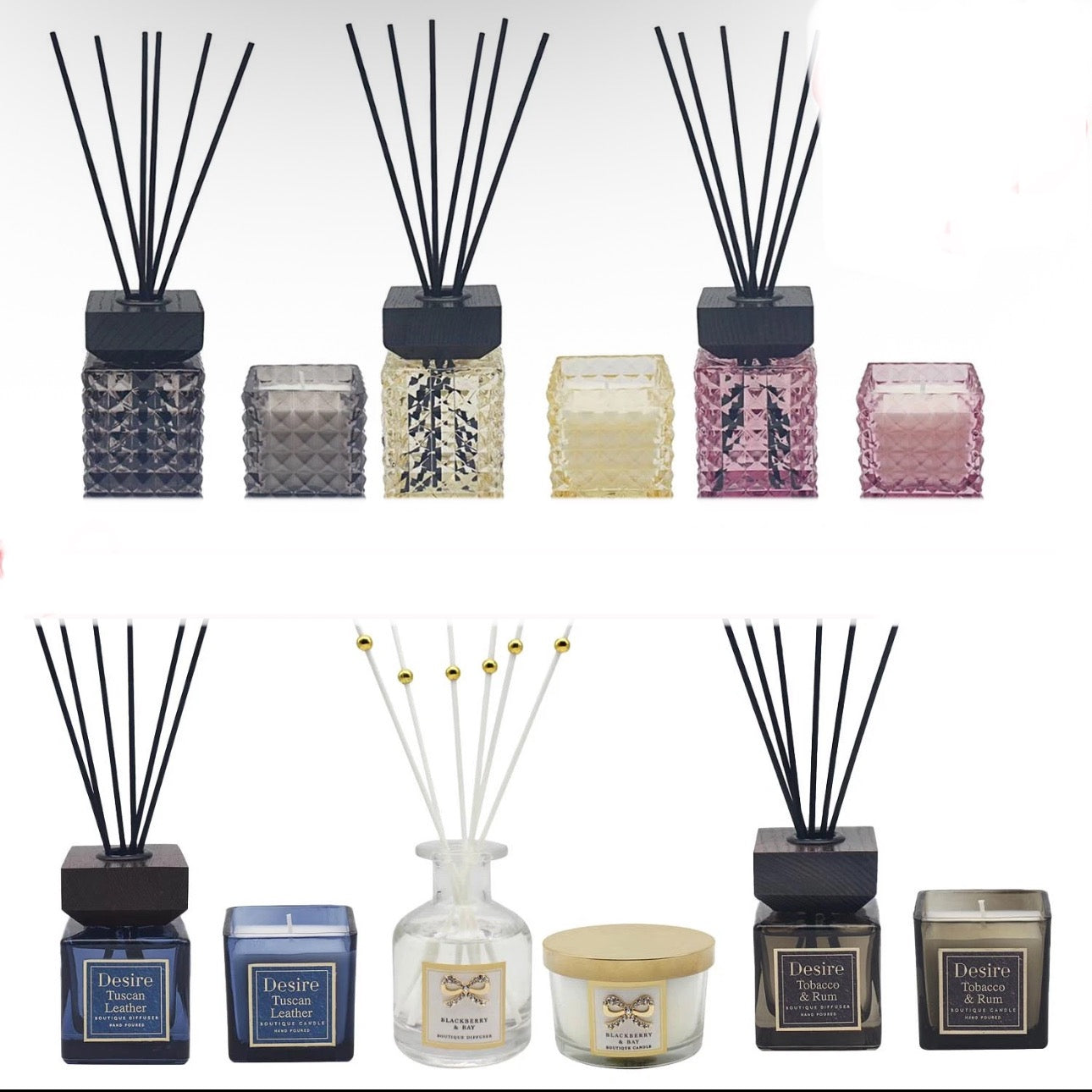 Luxury Reed Diffuser & Candle Gift Set