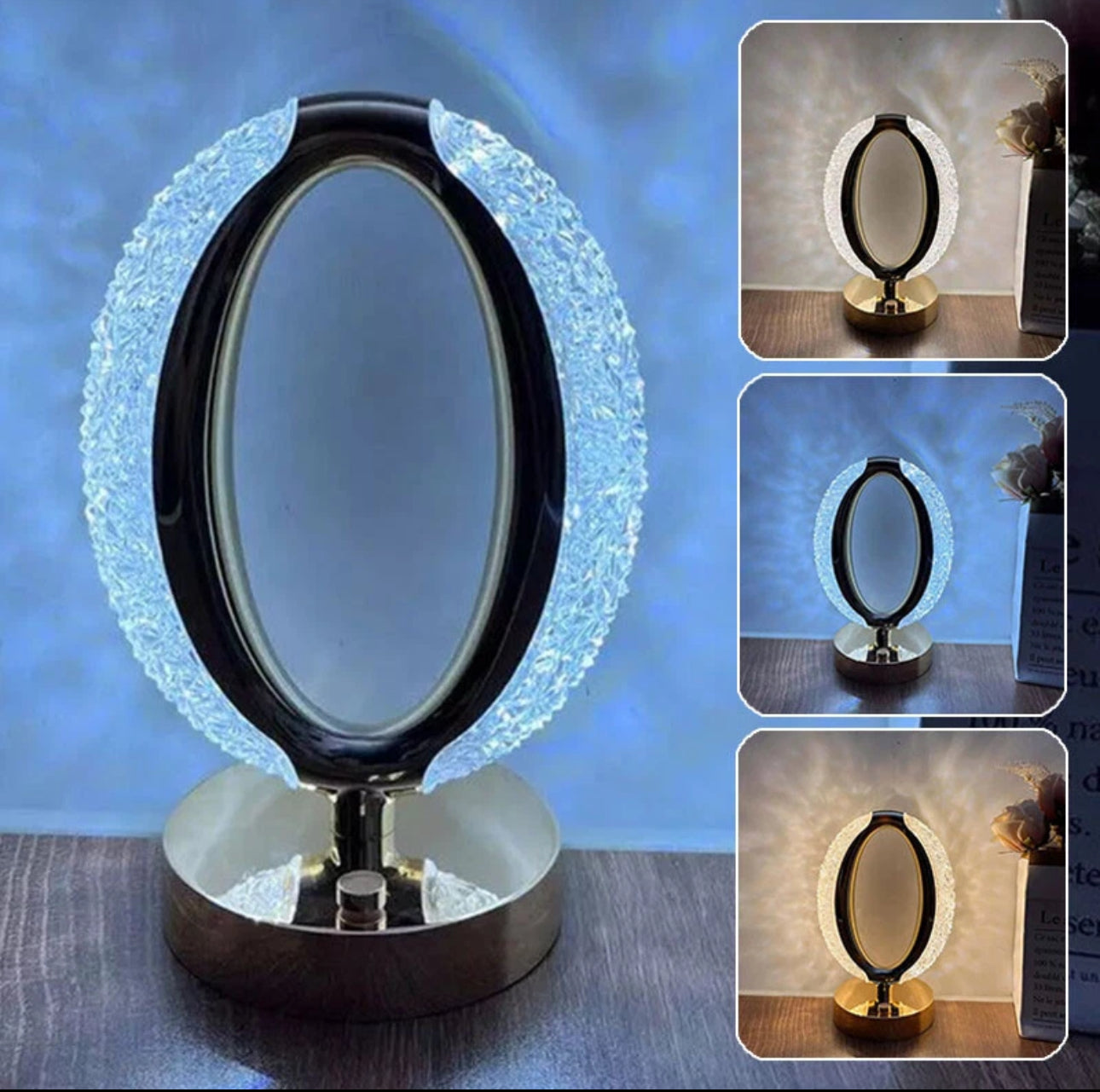 Elegant Crystal Table Lamp
