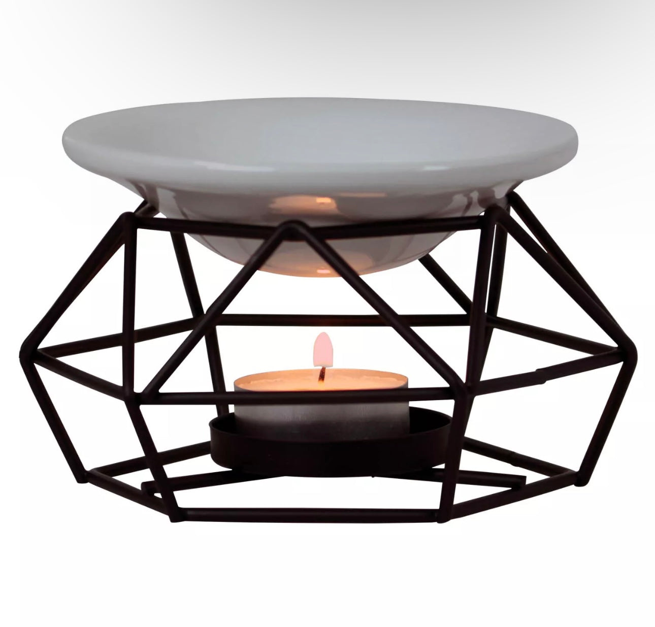 Ceramic Bowl Metal Frame Wax Melter