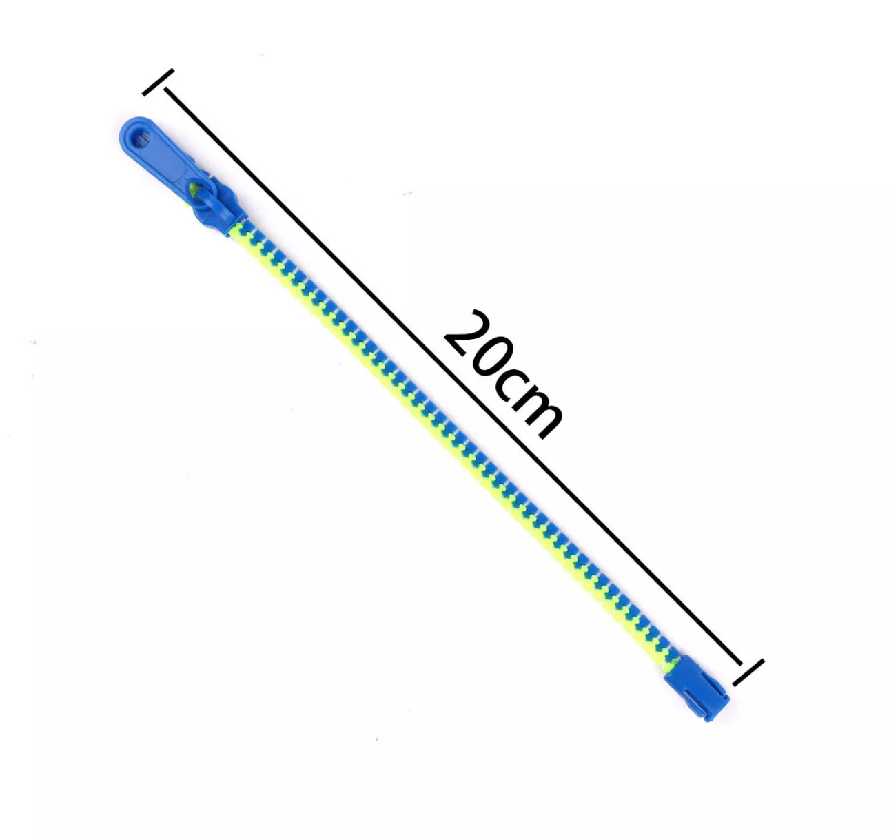 10pc Sensory Zipper Bracelets