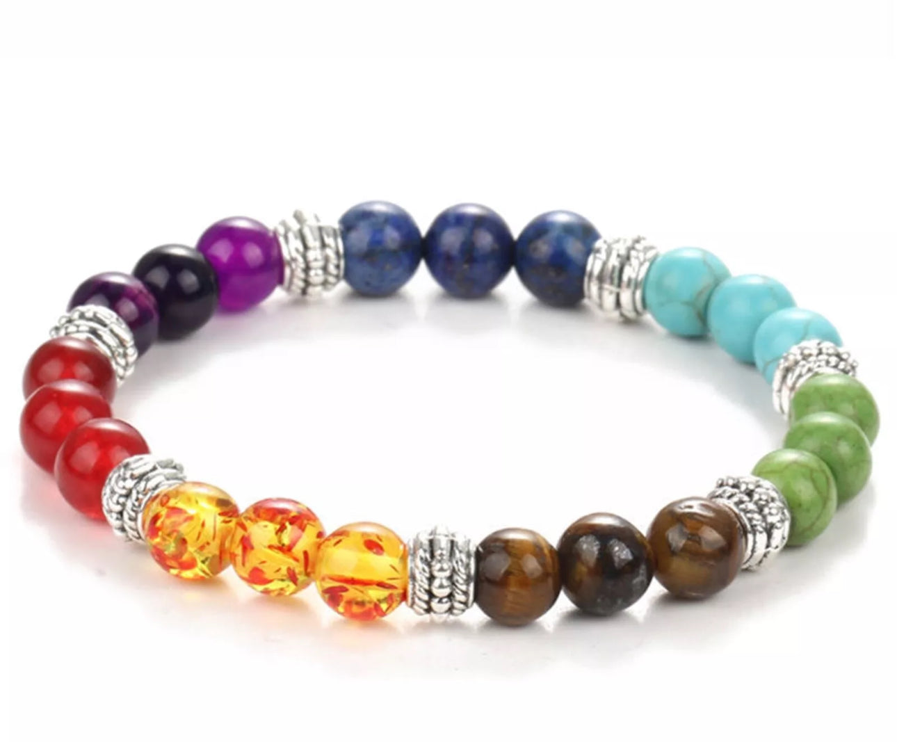 7 Chakra Bead Bracelet