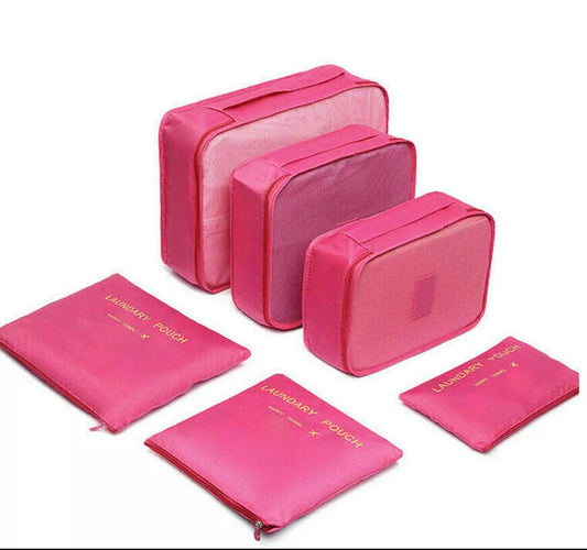 6pcs Travel Laundry Organisers