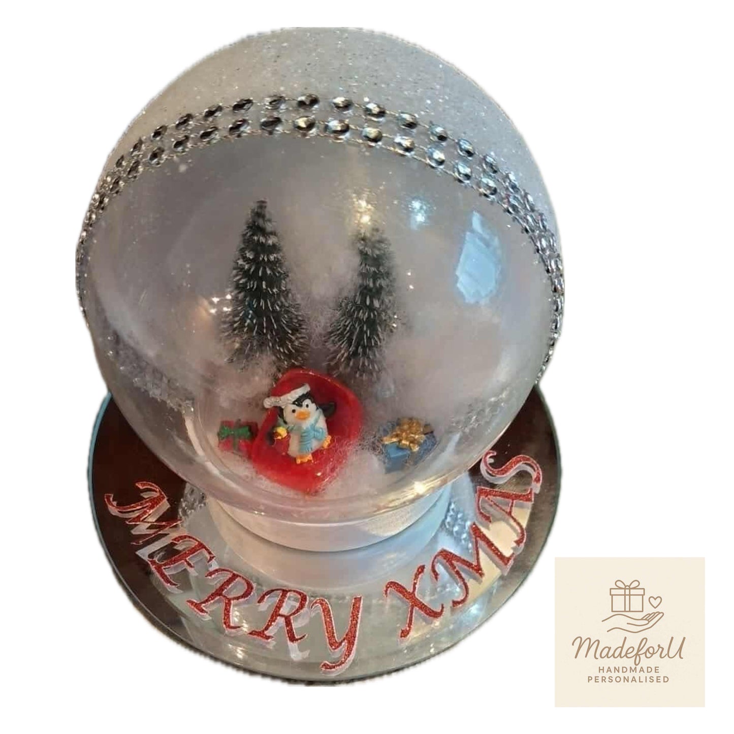 Festive Light Up Globe