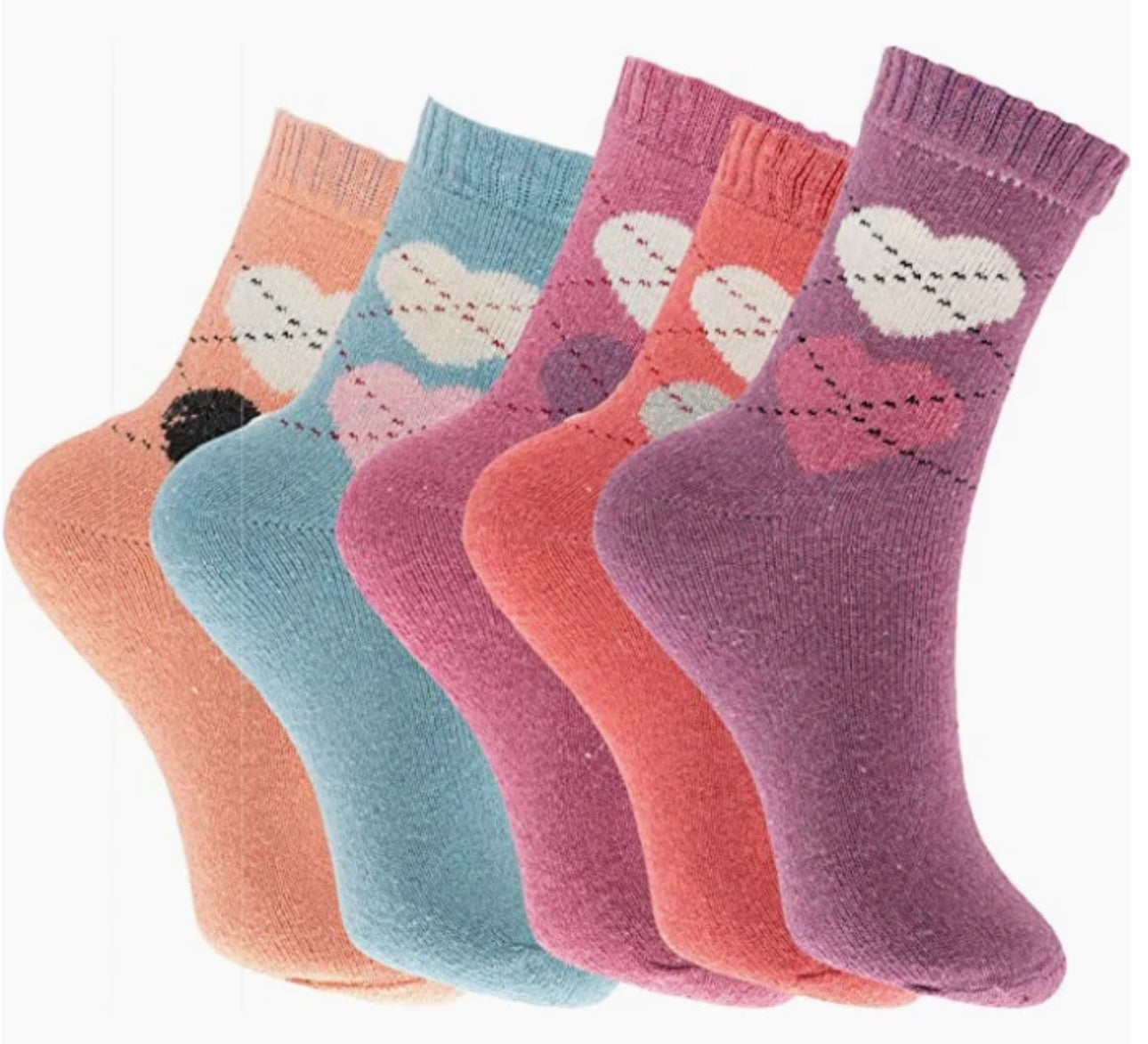 5 Pairs Ladies Thermal Socks