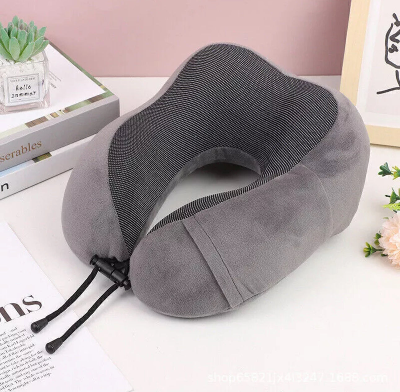 U-Shaped Memory Foam Travel Pillow