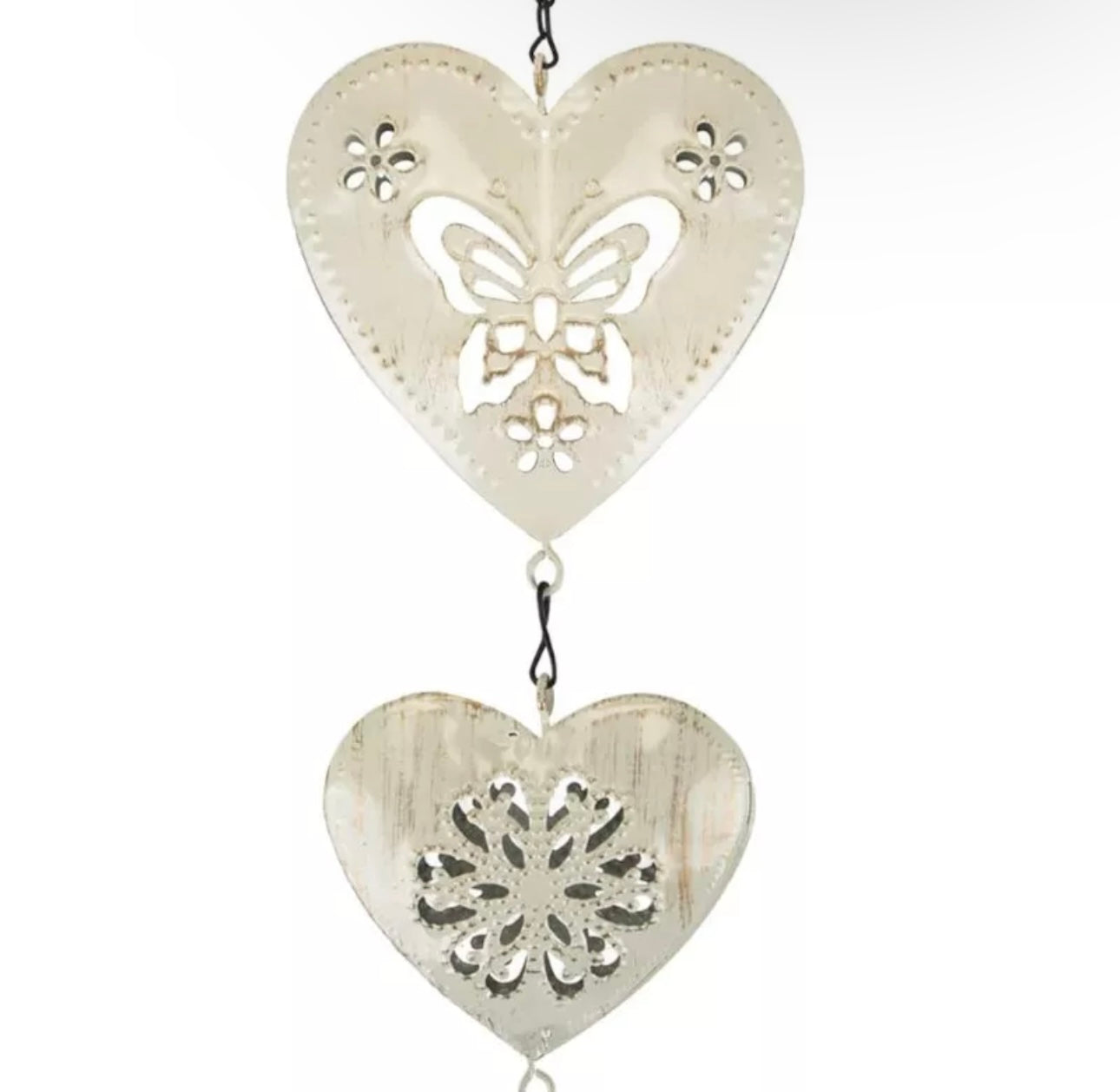 Set Of 3 Metal Hanging Garden Decorations