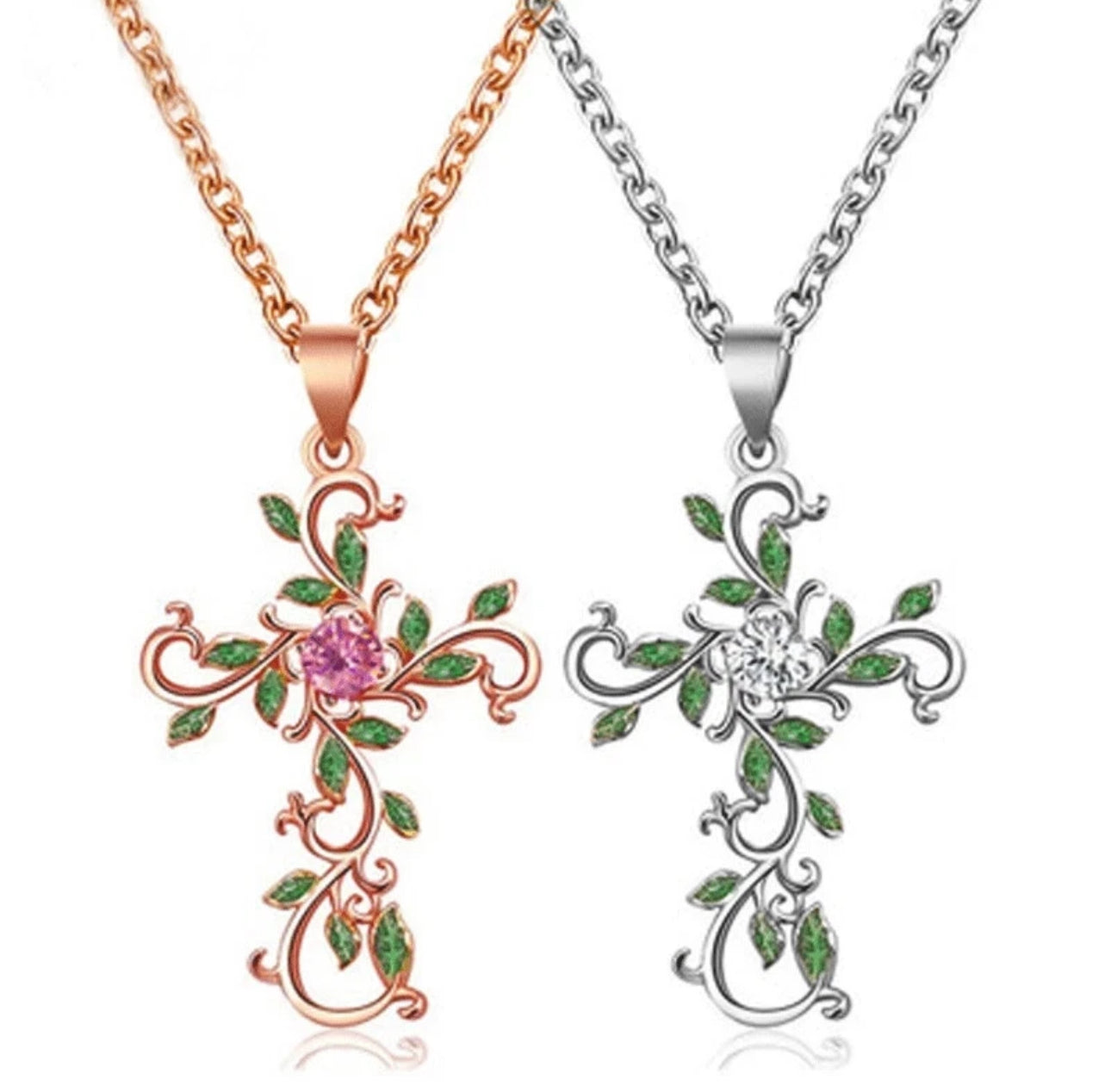 Stunning Rose Cross