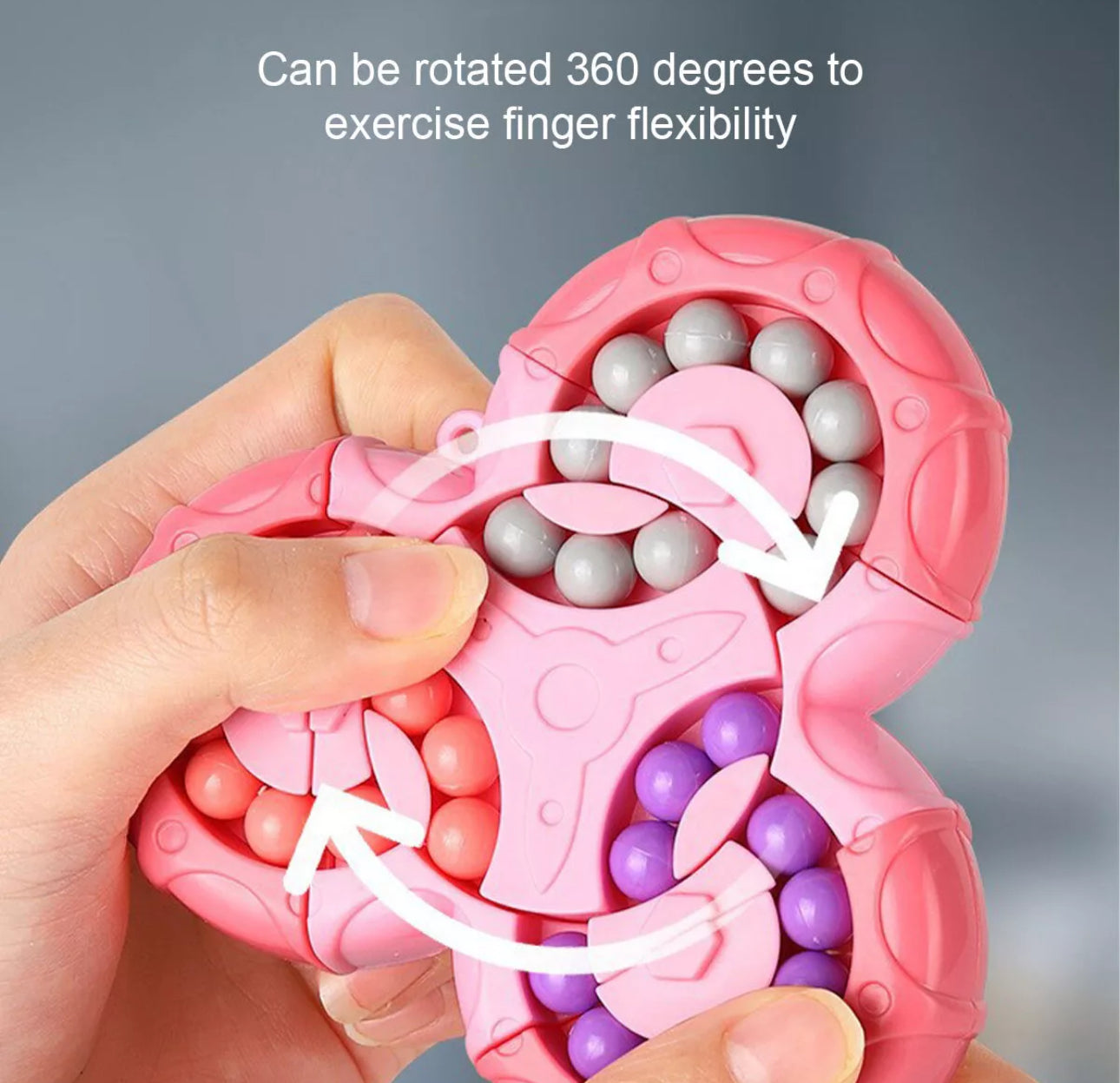 Rotating Magic Bean Finger Puzzle