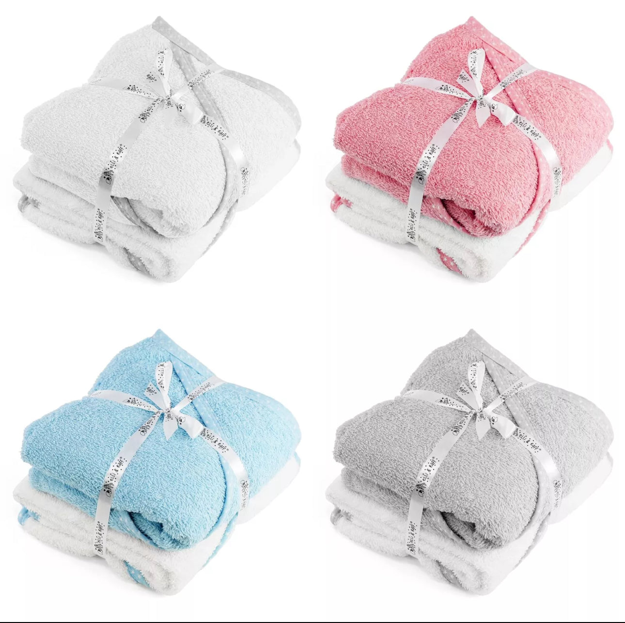 Set of 2 Hooded Baby Towels