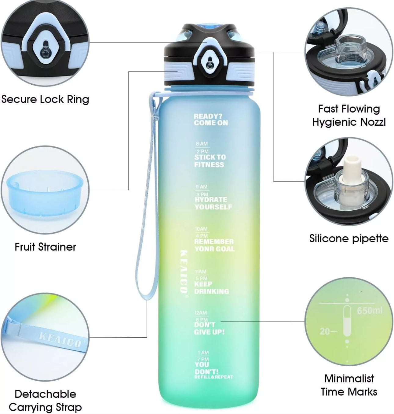 1L Sports Bottle