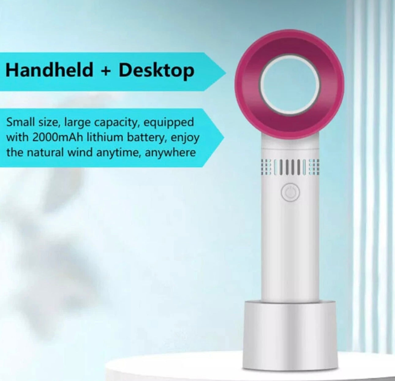 Mini Bladeless Hand Fan