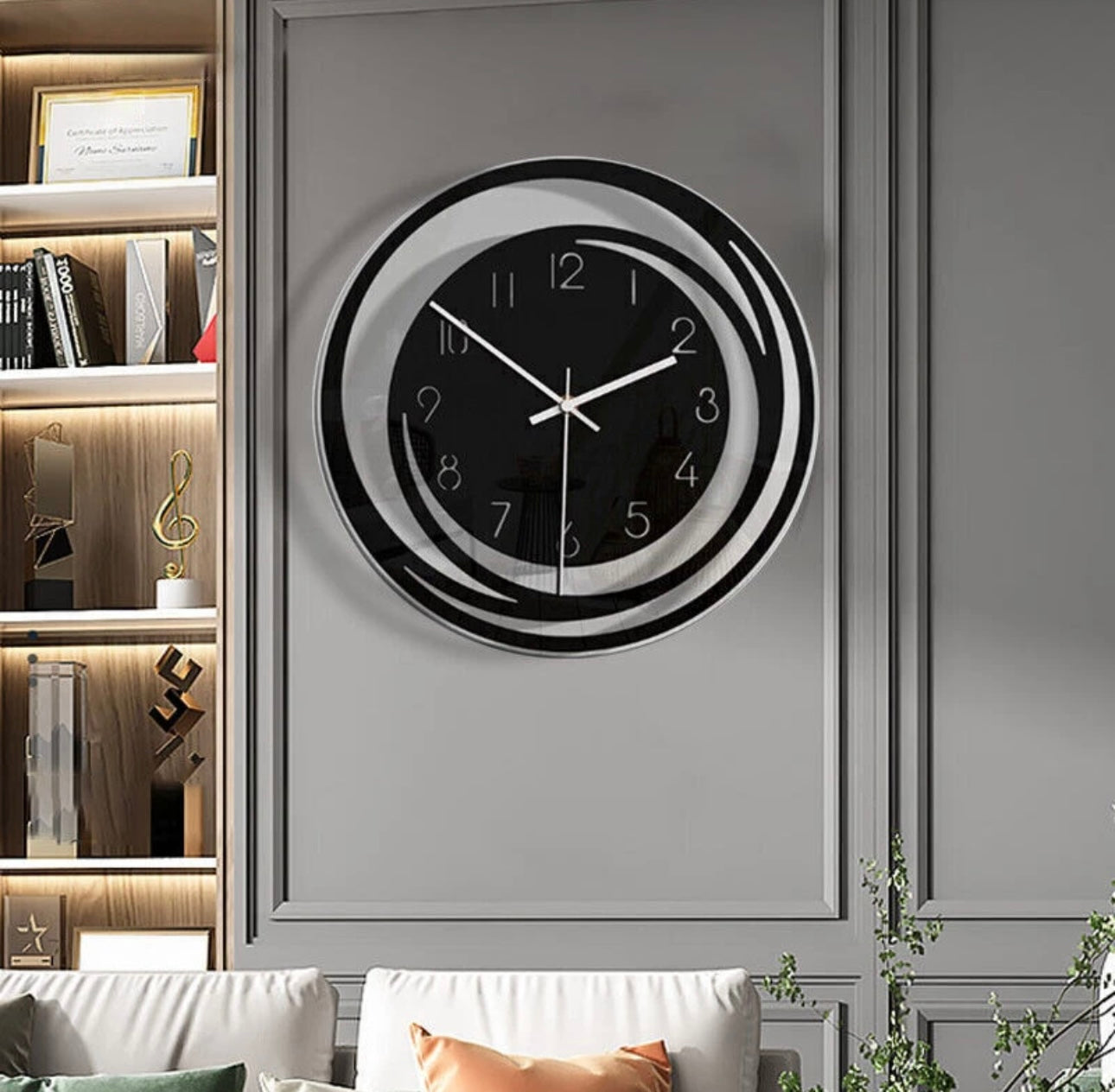 Large Modern Wall Clock