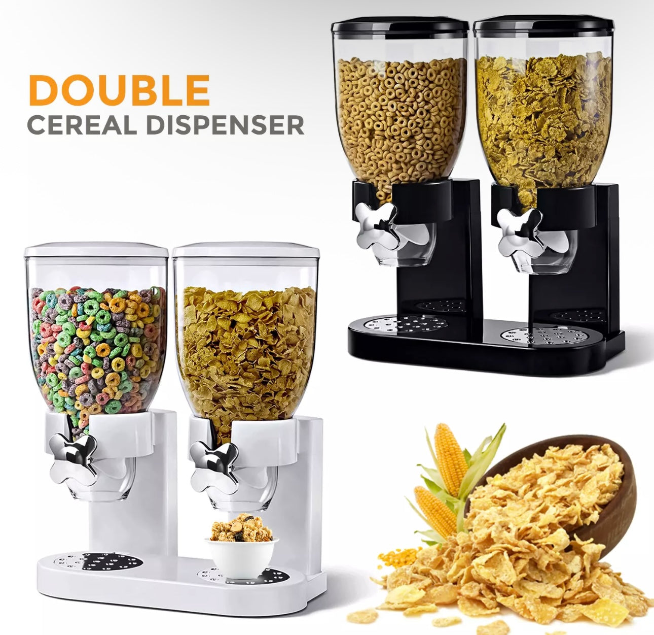 Double Cereal Dispenser