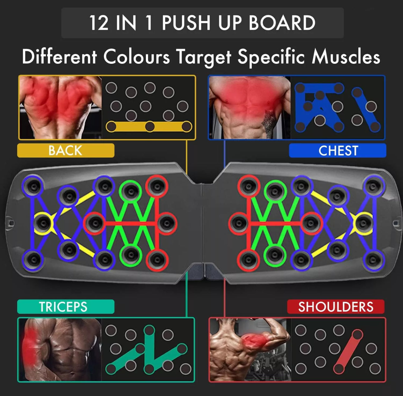 12 in 1 Push - Up Board