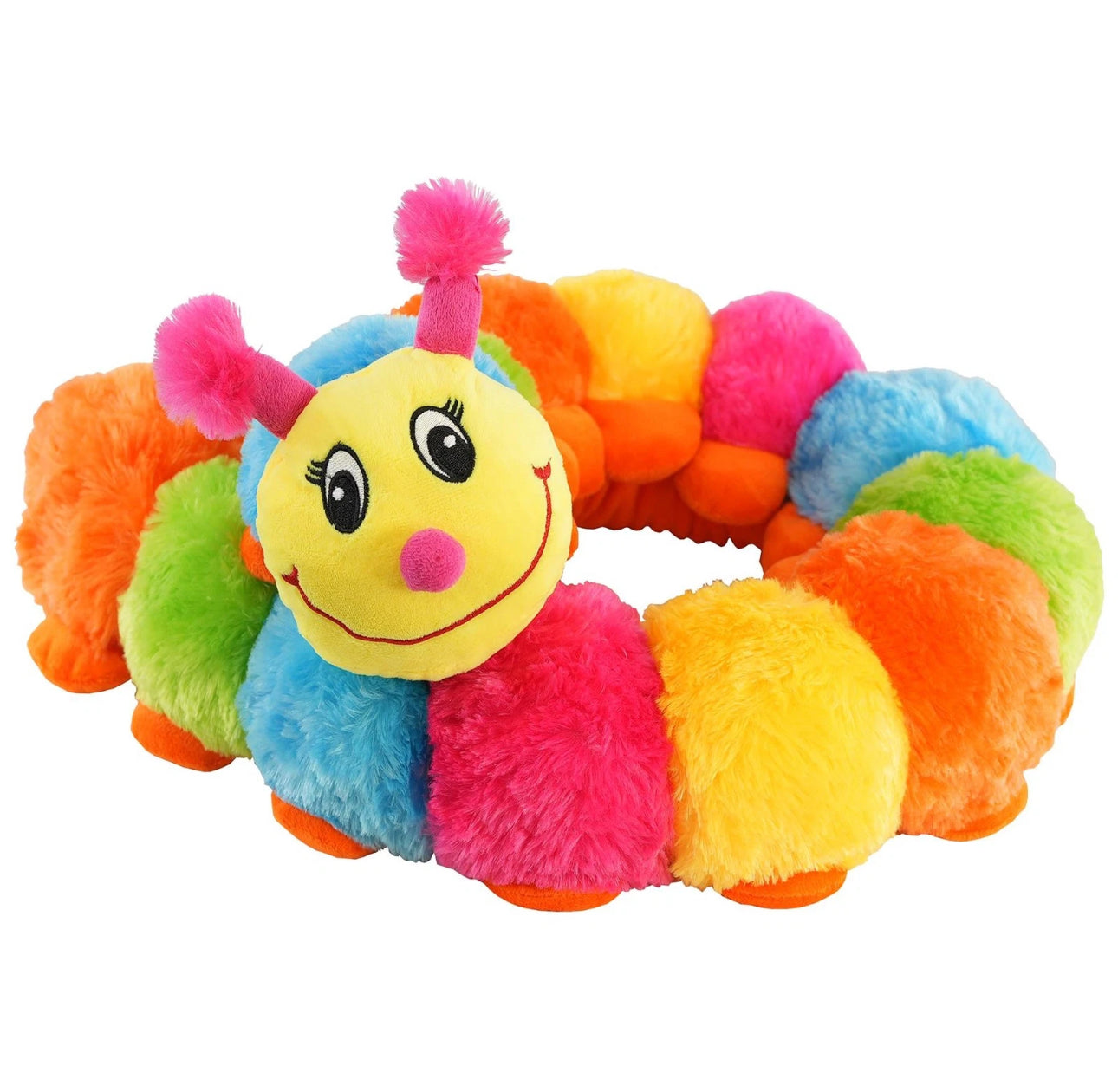 Plush Caterpillar Toy Pillow