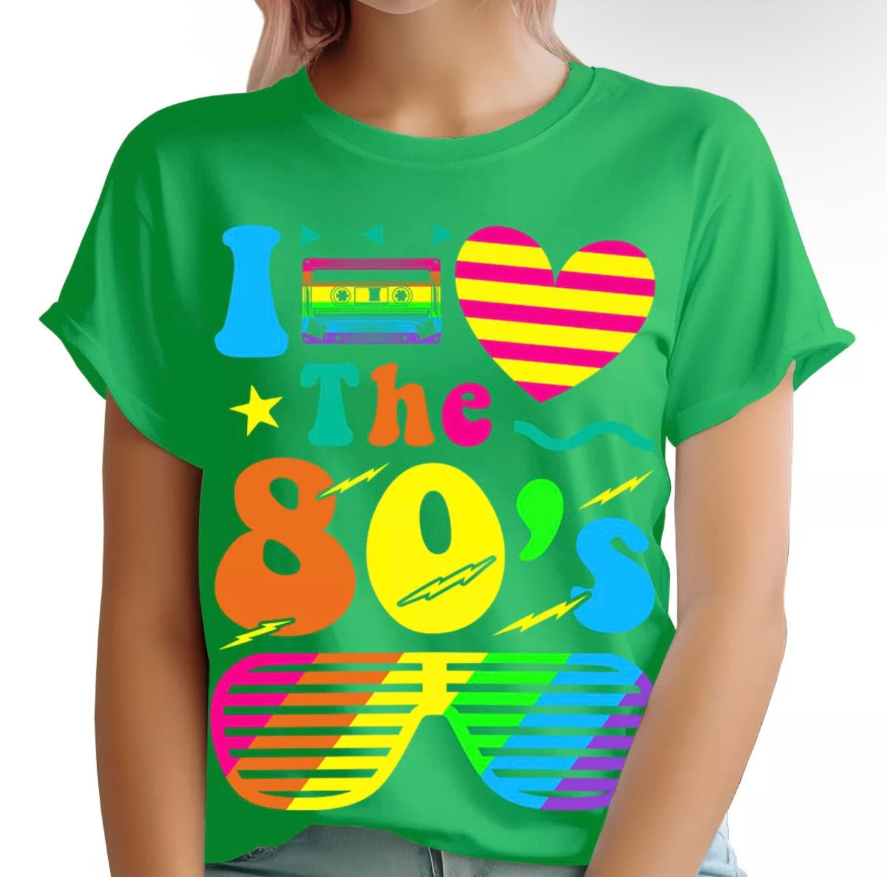 I ❤️ The 80s Ladies T-Shirt