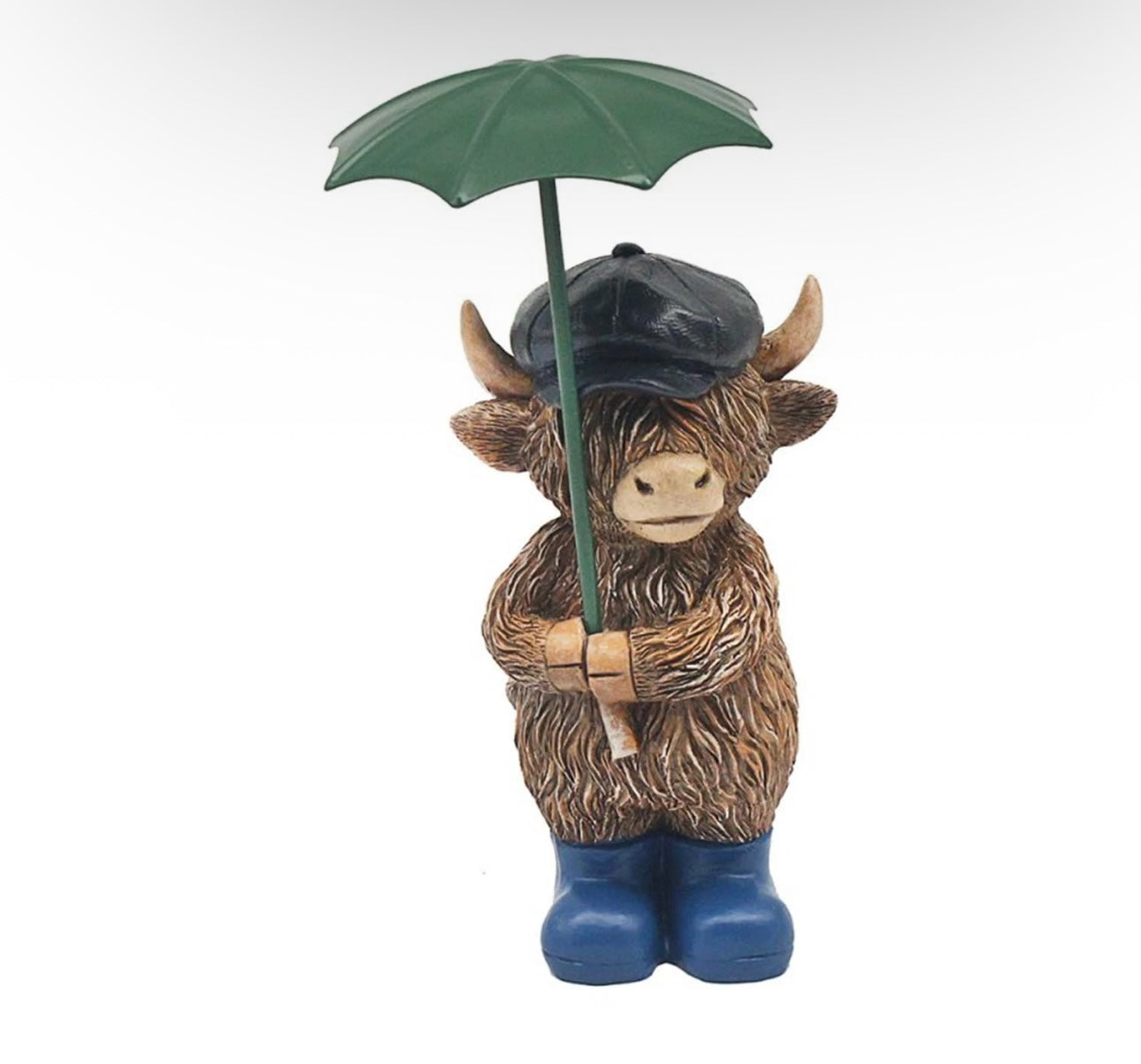 Rainy Day Highland Cow Ornament