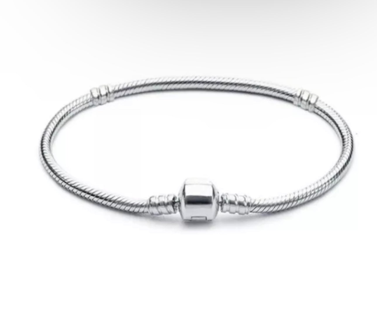 925 Sterling Silver Snake Link Bracelet