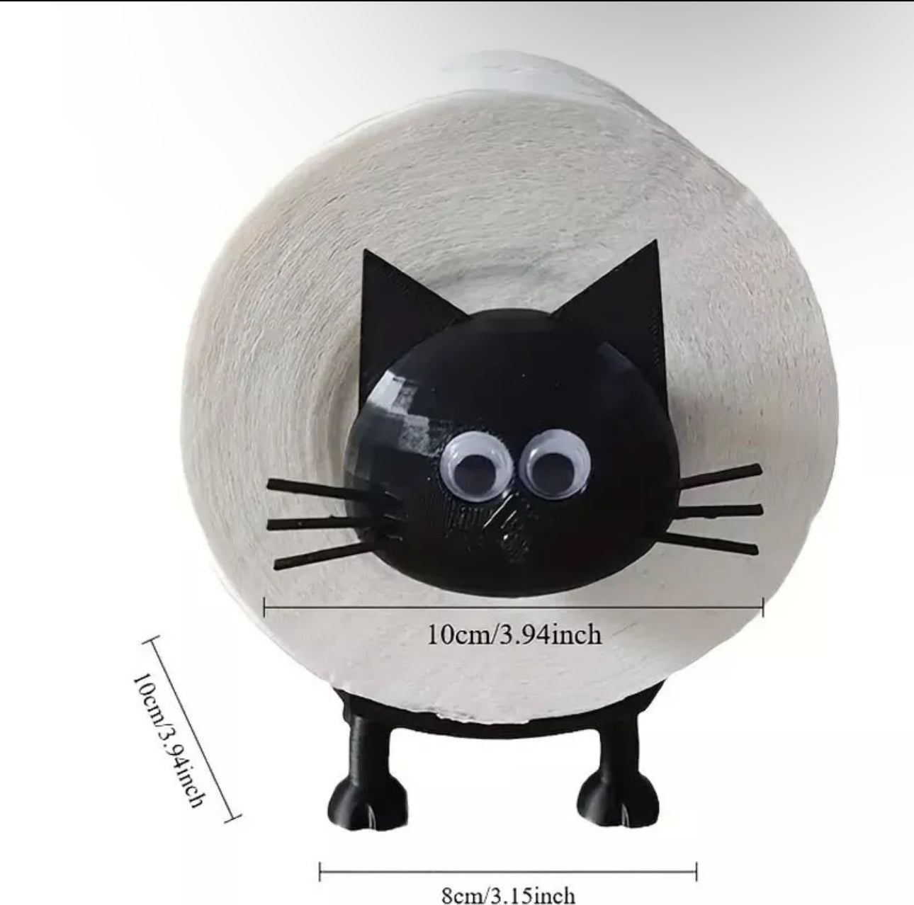 Novelty Cat Toilet Roll Holder