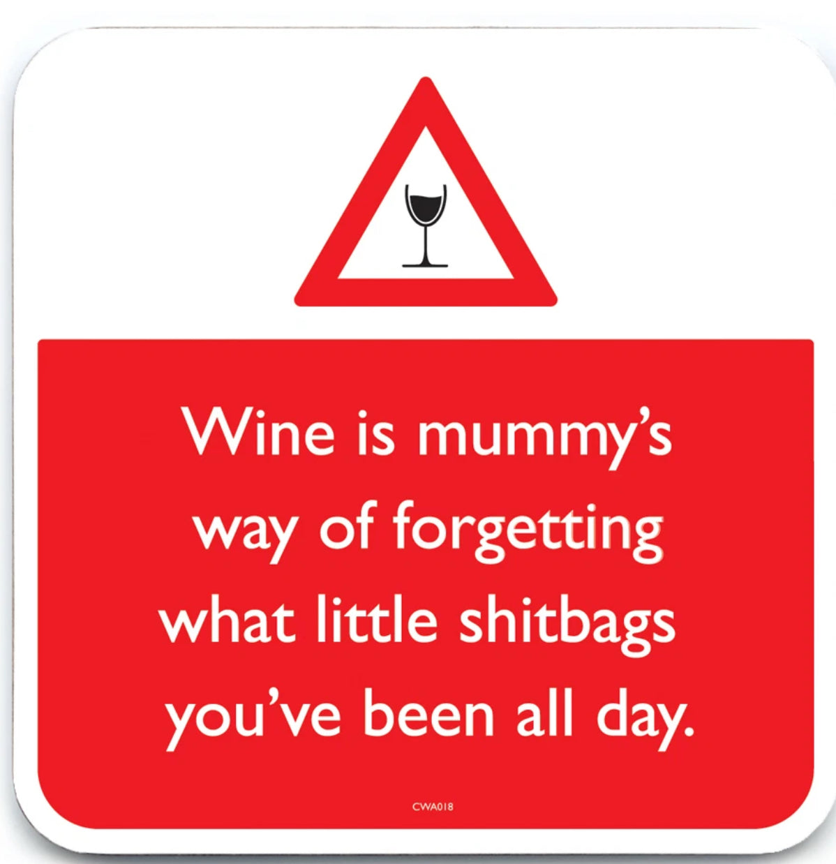 Funny Warning Drinks Coasters